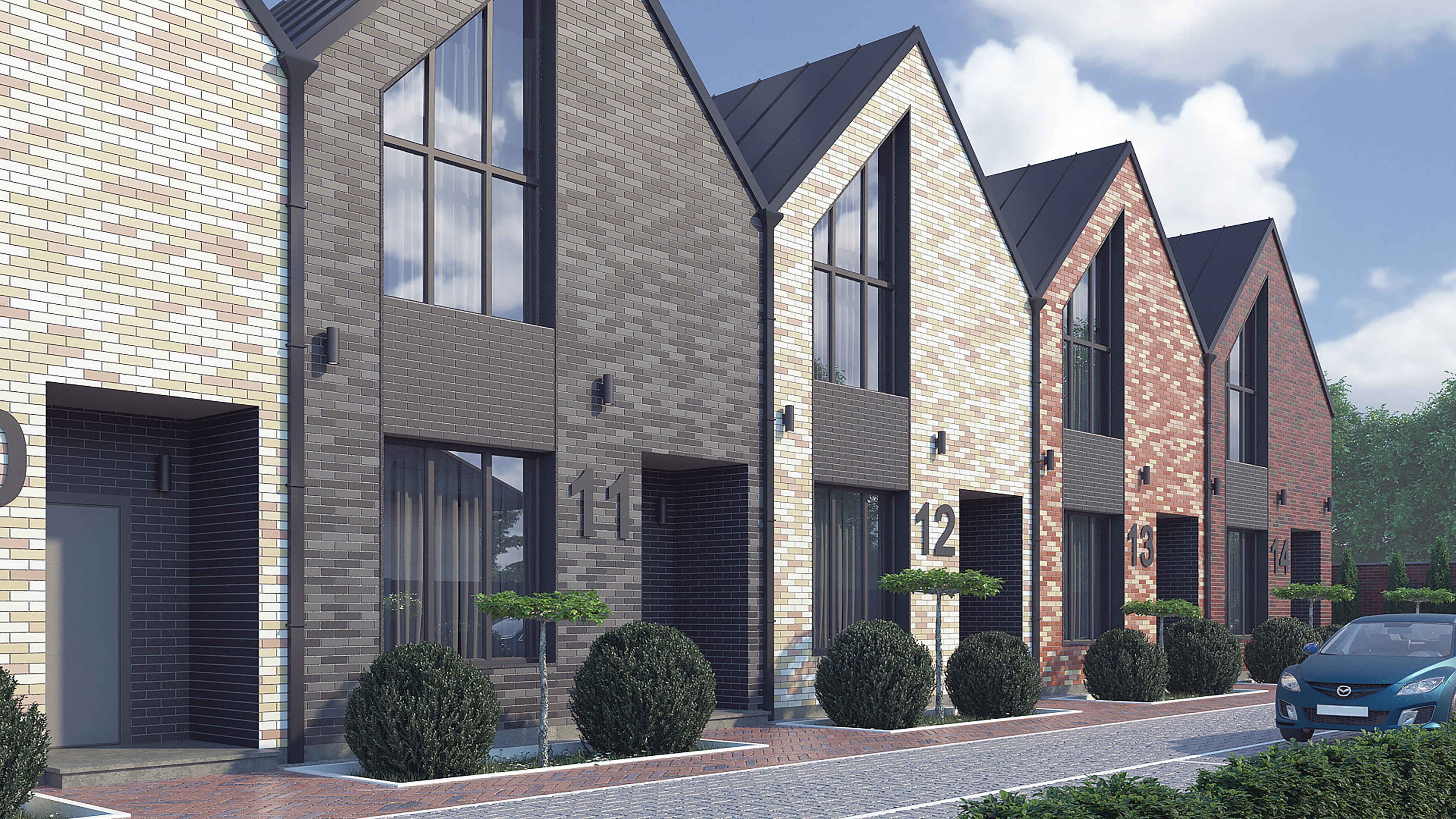 Lagom House townhouse row